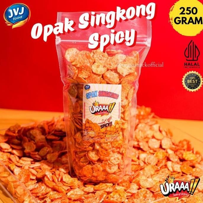 

BERMUTU OPAK SINGKONG SPICY URAAA!! PEDAS MANIS GURIH Cemilan Food Jajanan Snack Makanan nUg