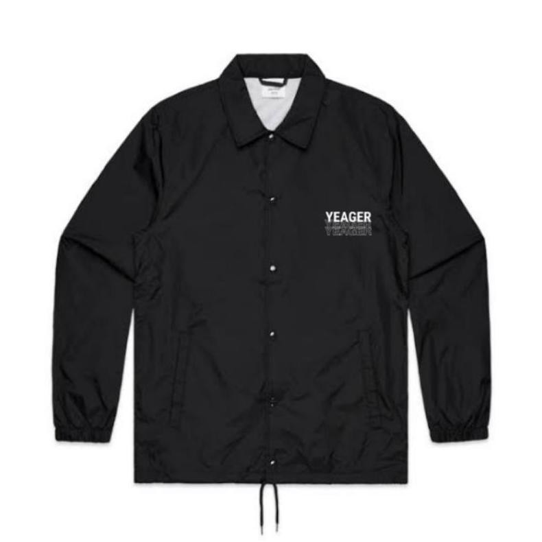 Jaket Coach Eren Yaeger " Founding Titan | Attack On Titan Coach Jacket