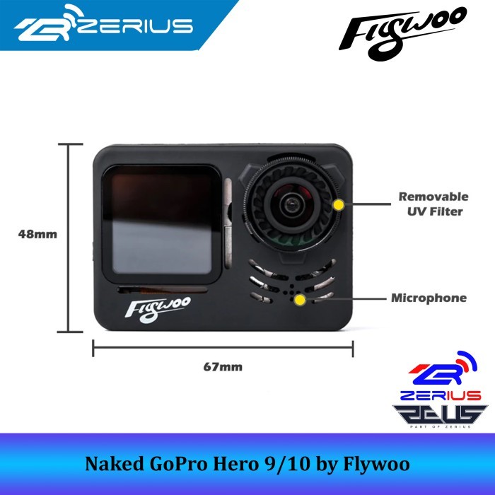 Bisa Grab Flywoo Naked Gopro Hero 9, Gopro Hero 10 Fpv Camera