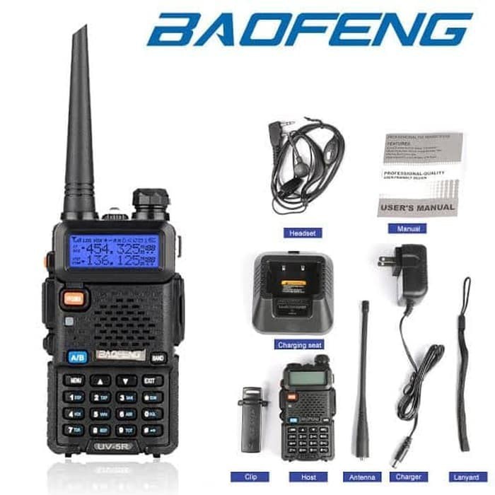 Ht Baofeng Uv5R 8Watt Walkie Talkie Original