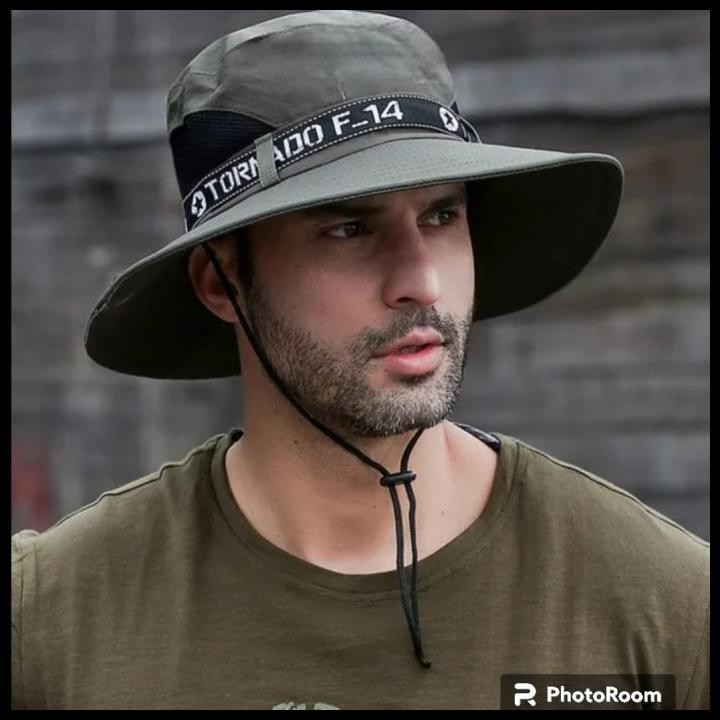 Topi Rimba Topi Gunung Pria/Wanita Lebar Pinggir Topi Import