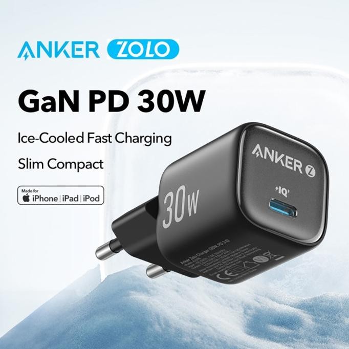 Anker Wall Charger Adaptor Kabel For Iphone 14 13 12 11 X 20W 30W Pd Usb Type C Lightning Mfi Fast C