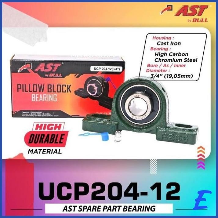 | WUN | LAKER DUDUK AST BEARING PILLOW BLOCK UCP204-12