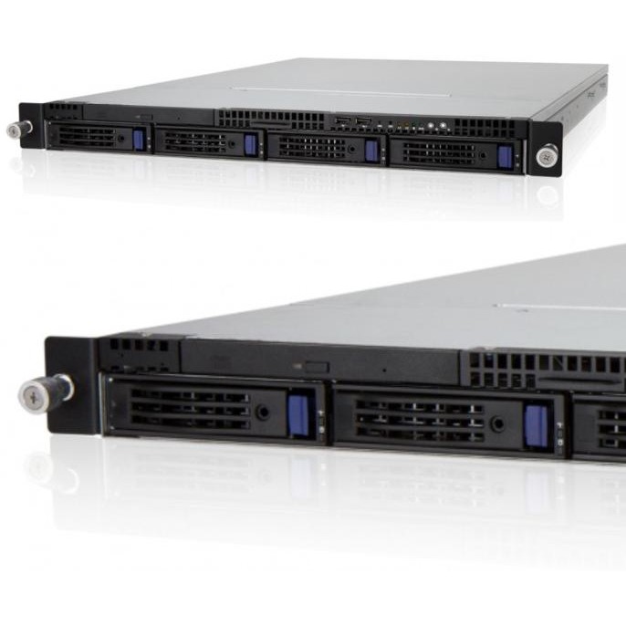 CO INWIN RS104-02 CASE SERVER 1U RACKMOUNT SUPPORT 4 HDD