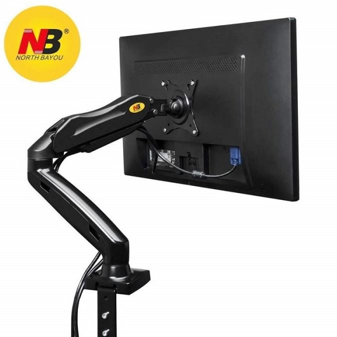 bracket tv led lcd monitor komputer 19 20 22 24 28 32 34 single arm Siap Kirim