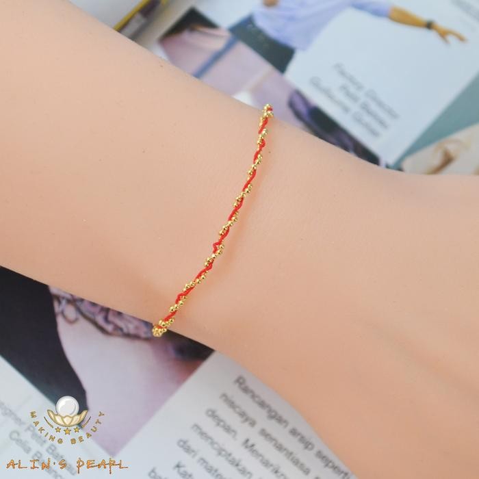 

KL1330G - Gelang Tali Keberuntungan Merah Universal