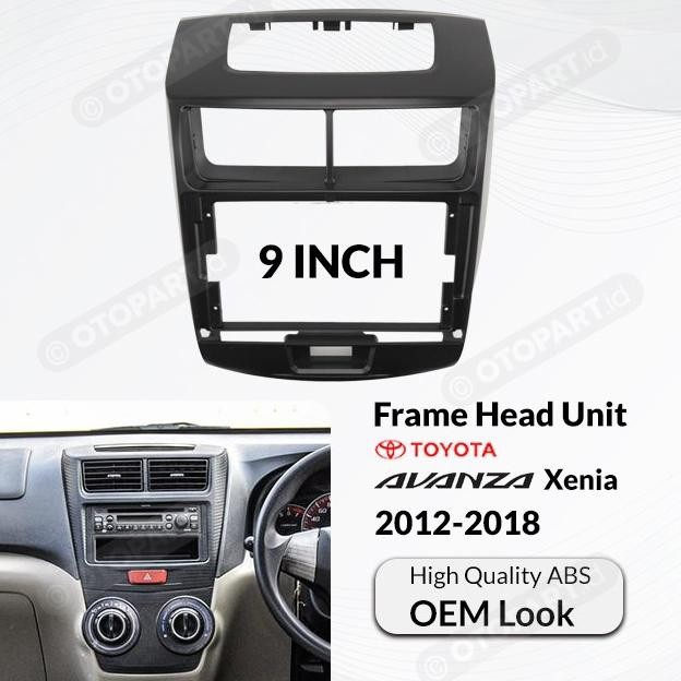 Diskon Frame Head Unit New Avanza-Veloz / Xenia 2012-2018 9 Inch