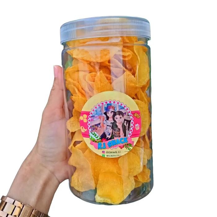 

TERUJI Keripik kentang Original Premium Crunchy Crispy Kemasan Toples Besar 175gr keripik kentang