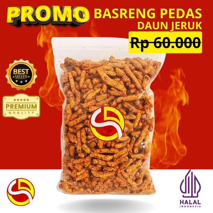 

PROMO SPECIAL Basreng Pedas Daun Jeruk Saqodo Snack Cemilan Food Makanan instan snack Camilan Chili
