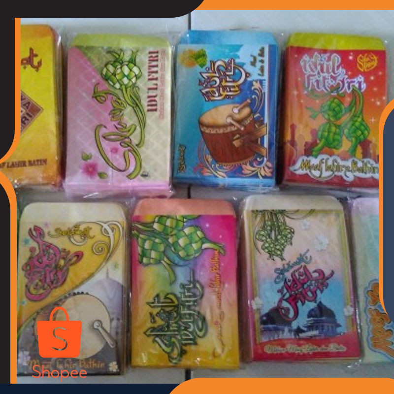 

Murah Amplop Lebaran Idul Fitri / Angpau / Angpao / Karakter / 10 Random Keren