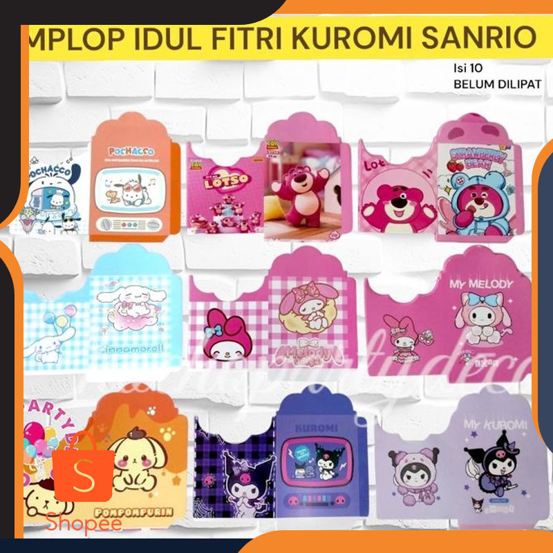 

Murah Amplop LEBARAN IDUL FITRI KUROMI SANRIO MEDIUM Isi 10 / Angpau Idul Fitri Muslim SEDANG BELUM DILIPAT - Random Elegan