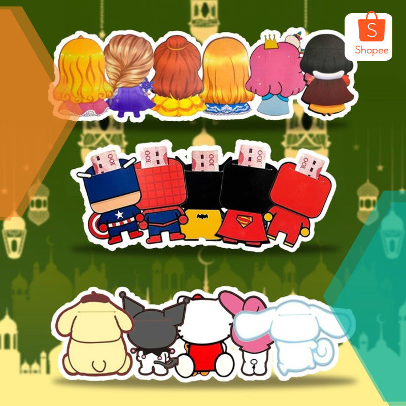 

Grosir Amplop Angpao Angpau Imlek Lebaran Anak 3D Karakter Kartun Superhero - Unicorn B Elegan