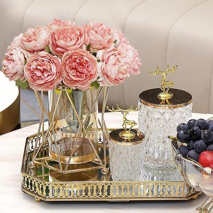 ss Stok sudah siapvas bunga besar mewah tempat bunga dan hiasan meja hiasan ruang tamu hiasan meja t