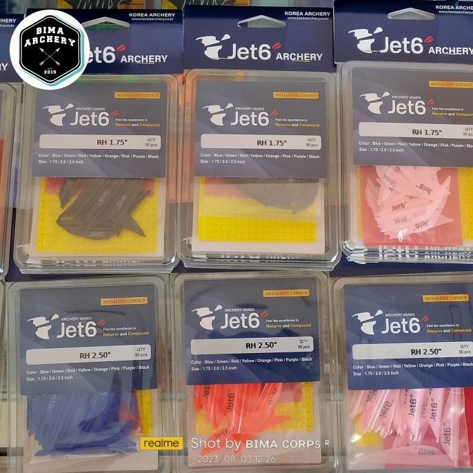 Ready Vanes KSL Jet 6 SV Spin Wing Bima Archery Panahan Anak Panah Arrow