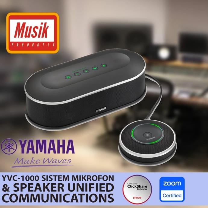 Yamaha Speaker Phone Portable Usb Comunication Yvc1000 / Yvc 1000 / Yvc-1000 Bluetooth New Stok