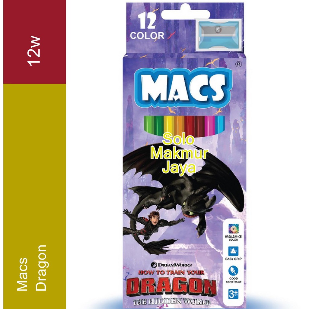 

Pensil Warna Macs 12 Warna Macs Dragon 12 Color Macs Dragon Pencil 12 Color