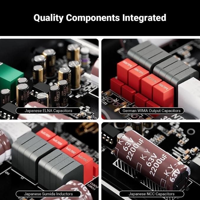 Fosi Audio V3 / V 3 Hi-Fi Stereo Amplifier Home Audio New Stok