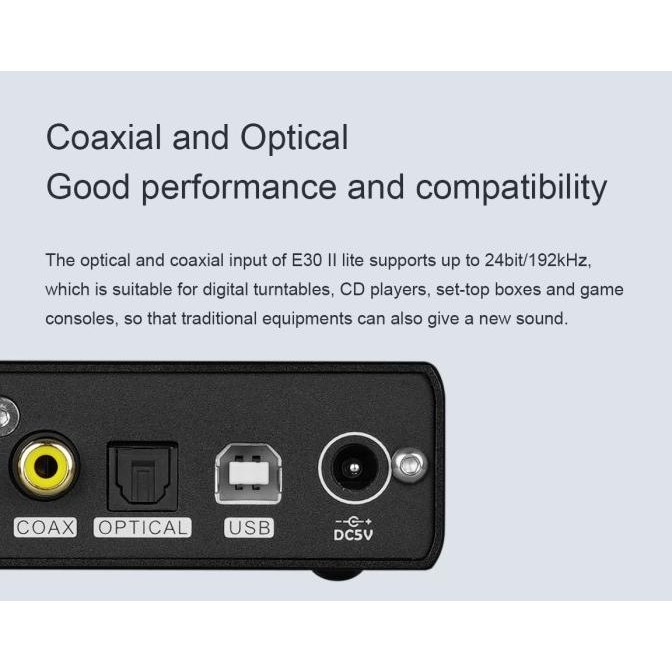 Topping E30 Ii Lite Desktop Dac Digital To Analog Converter New Stok