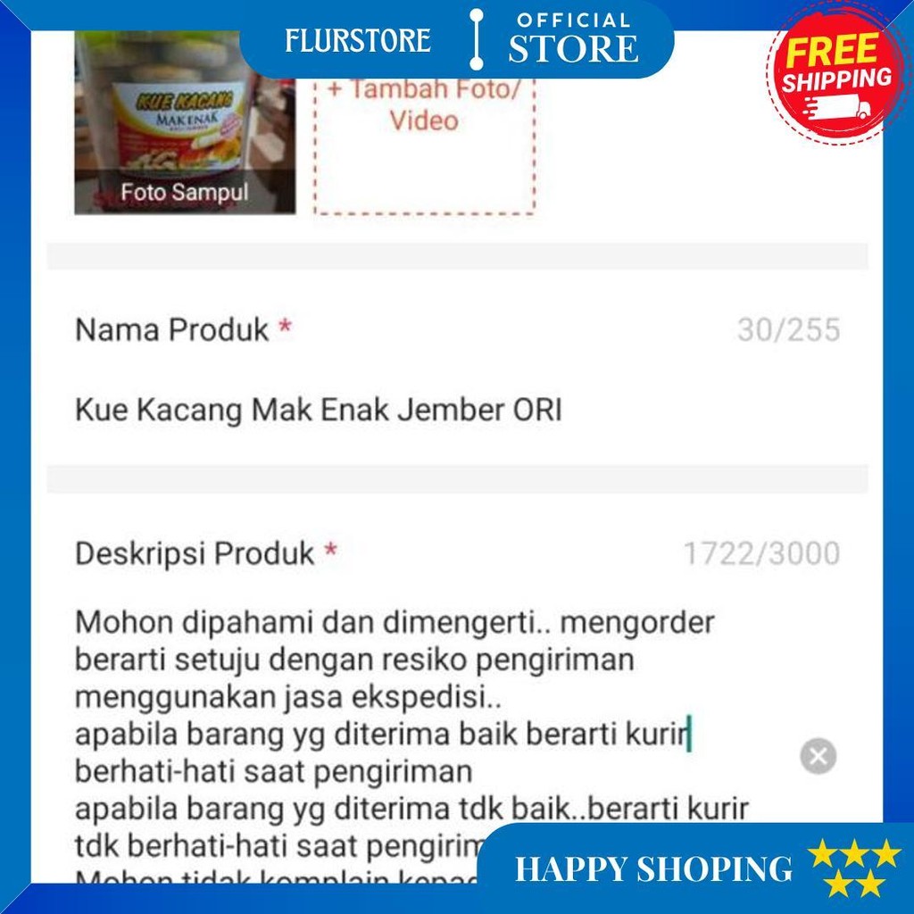 

Kue Kacang Mak Enak Jember Ori / Kue Lebaran / Kue Kering Mak Enak D Sale