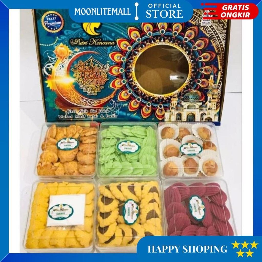 

Kue Paket Lebaran Ekonomis Isi 6 Toples D Promo Puncak