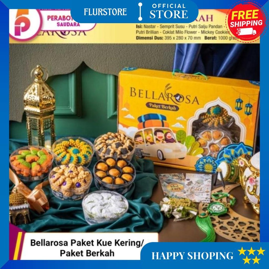 

Paket Lebaran Bellarosa - Kue Kering/Hampers Lebaran Bellarosa/ Paket Bellarosa D Best Seller