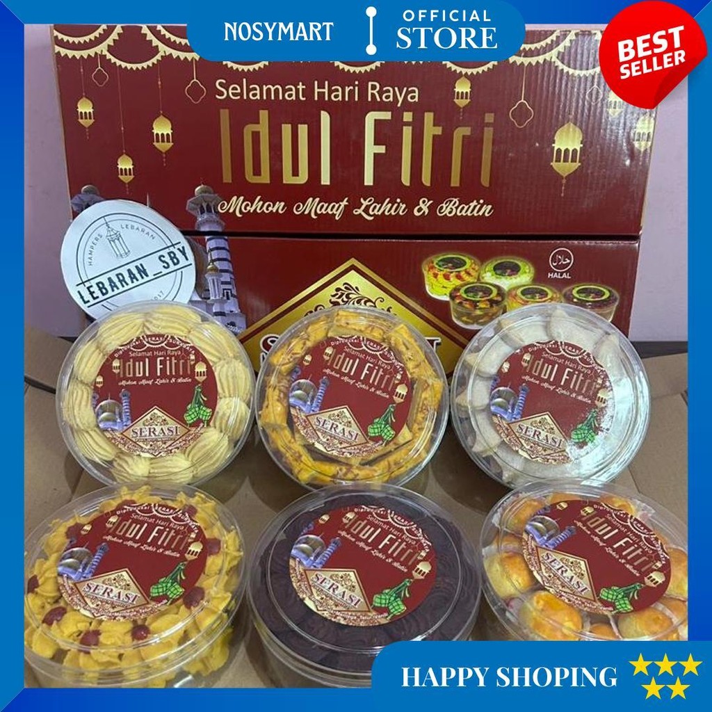 

Paket Kue Kering Lebaran Premium Serasi D Best Seller