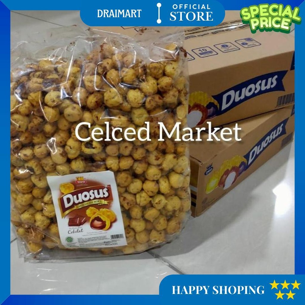 

Duosus 2 Kg | Duosus 2Kg | Soes Kering Isi Coklat | Duosoes Duo Sus Soes D Promo Puncak