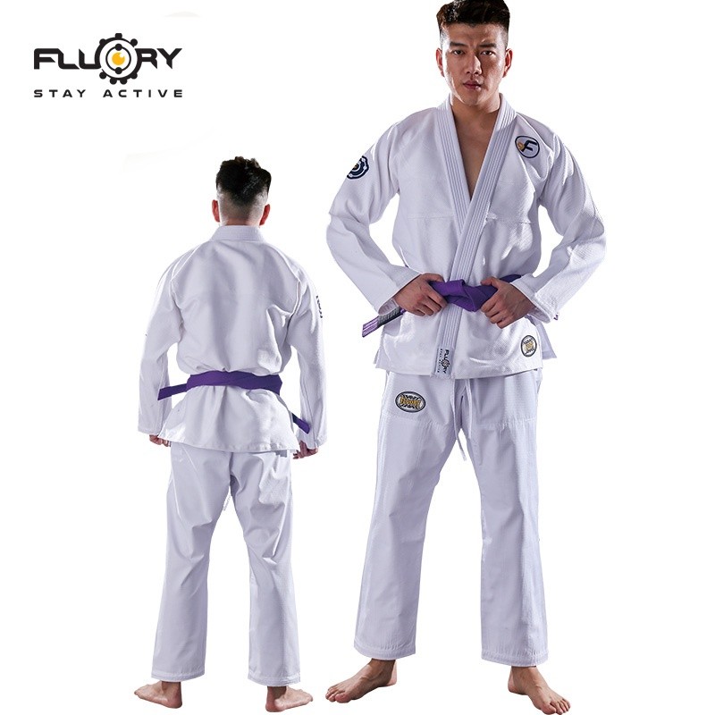 Setelan Jiu-Jitsu Brasil Profesional Kompetisi Latihan BJJ GI Barou Papan Lampu Dewasa Anak-anak Hit