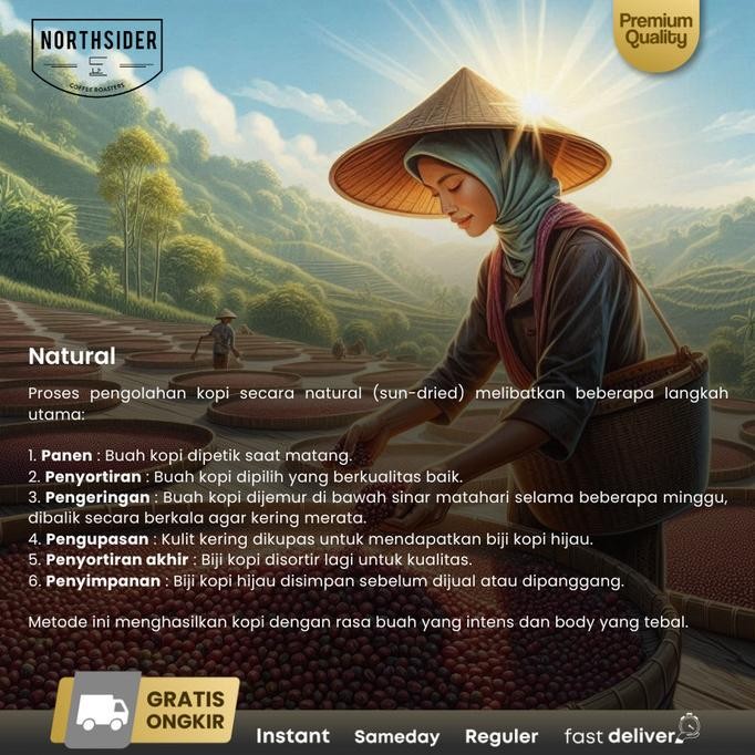 

Northsider Kopi Arabika Bali Kintamani Natural Coffee
