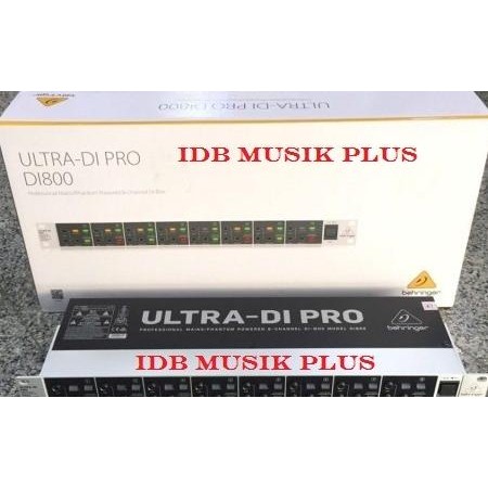 Di Box Behringer Di800 Di 800 V2 Direct Box New Stok