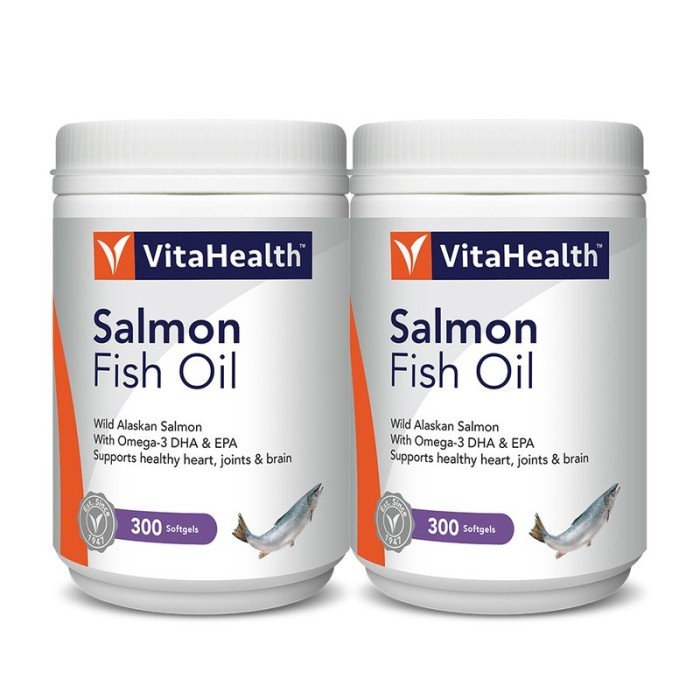 

VitaHealth Salmon Fish Oil 2X300 Softgels