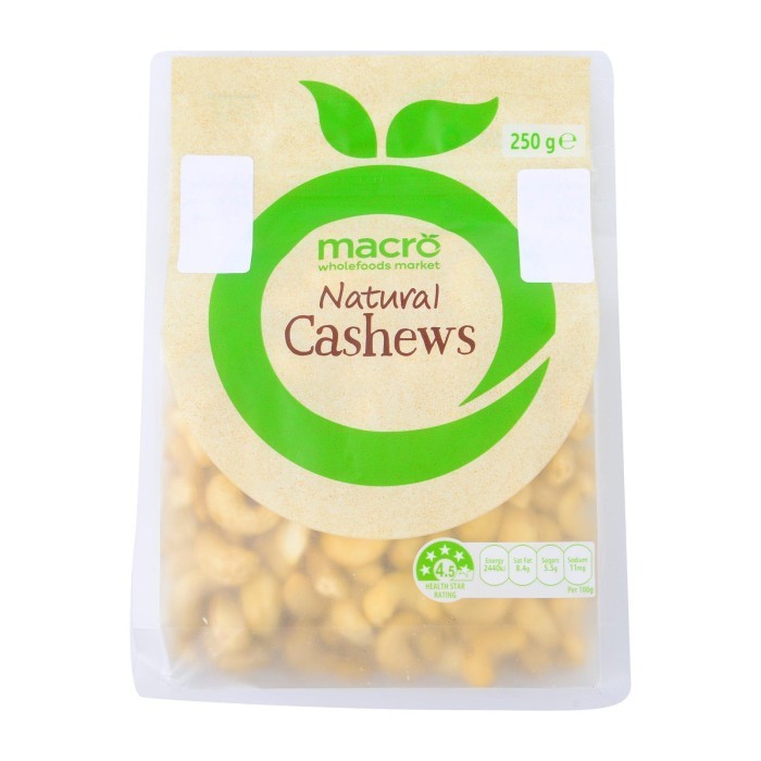 

Macro Cashew Kernel Nuts 250 g