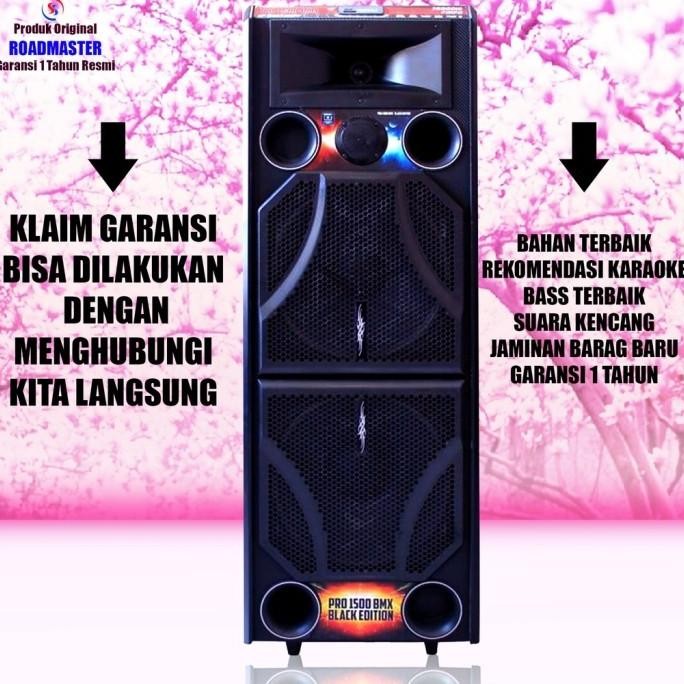 Khusus Jatim Speaker Aktif Roadmaster Bmx Pro 1500 Black Edition New Stok