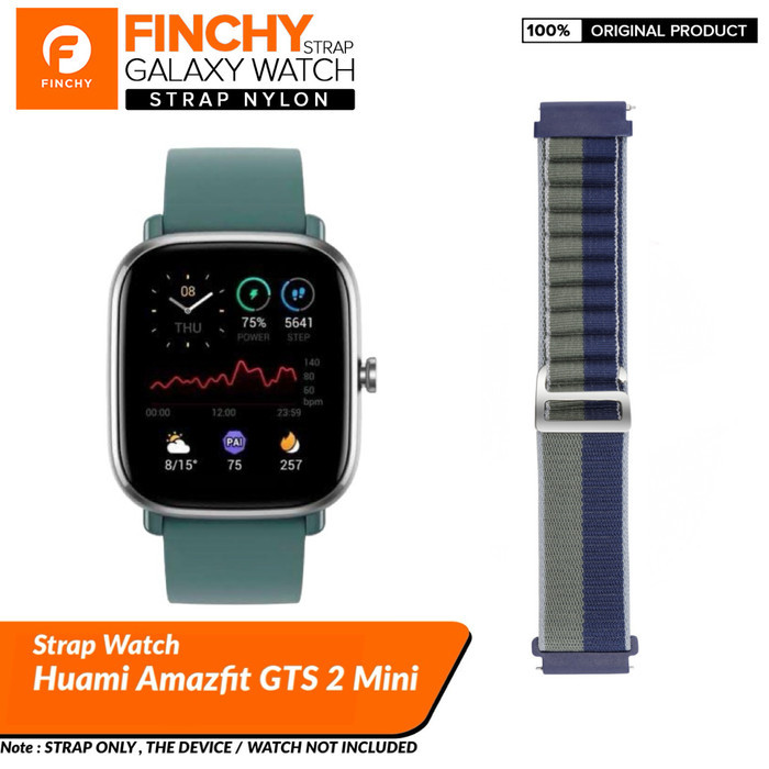 Jual [READY] Finchy Nylon Strap Amazfit GTS 2 Mini Smartwatch Replacement Wristband
