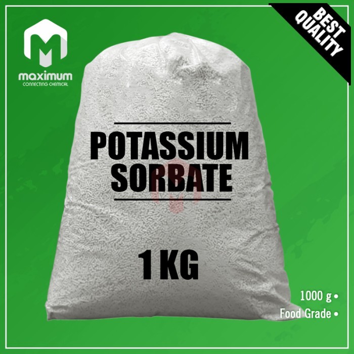 

KODE C Potasium Sorbat / Potassium Sorbate / Pengental Makanan FOOD GRADE 1KG