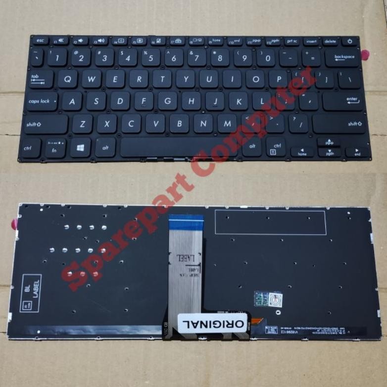 Keyboard Asus A412 A412Da A412F A412Fl A412U A412D A412Da A412Ua X412 Backlight / Lampu