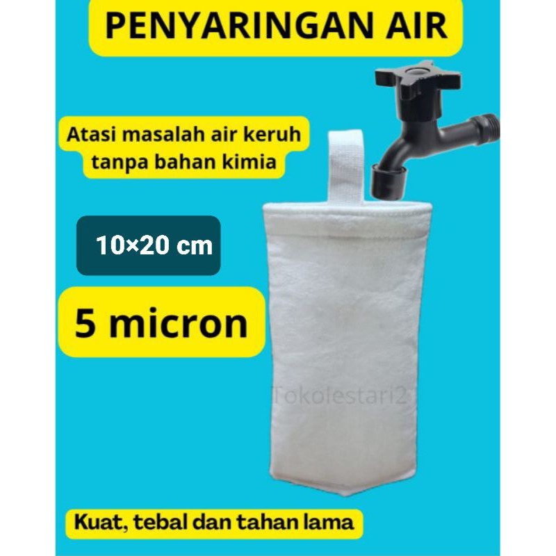 Saringan air kran/filter bag kran sumur/filter Polyester