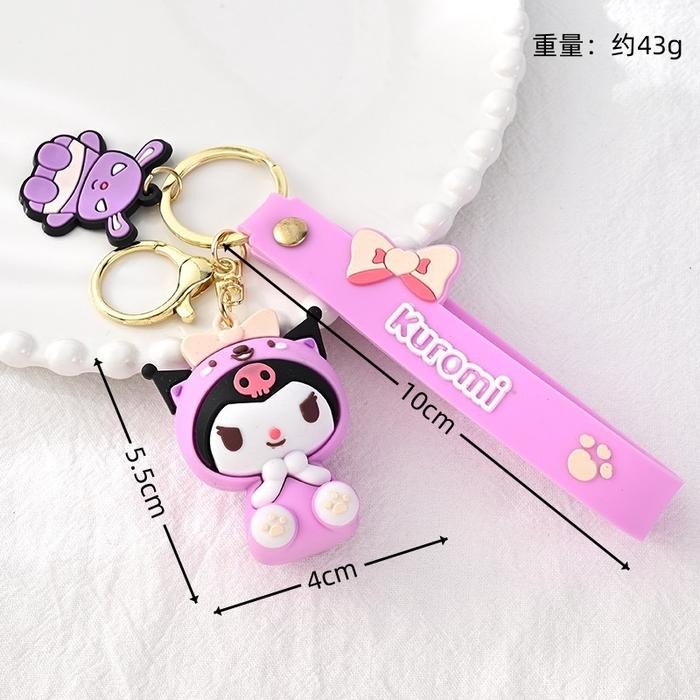 PRODUK TERBATAS SG32 - Gantungan Kunci Bentuk Kartun Sanrio Melody Hello Kitty Cinnamoroll