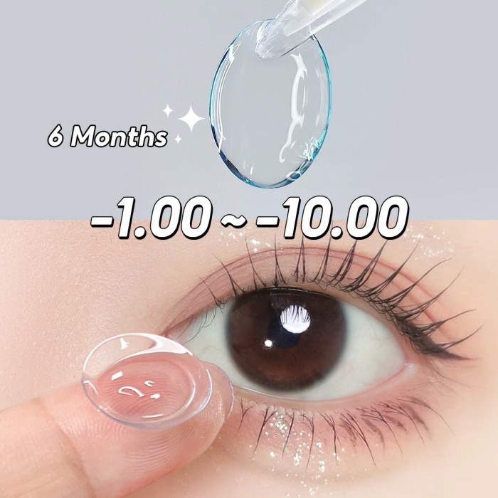 soflens minus -1.00~-8.00 softlense bening pemakaian 1 tahun nyaman [kualitas terbaik]