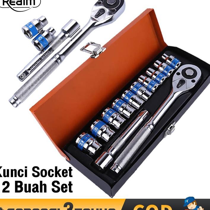 Reaim Obeng Unci Oet 12Inch12.5Mm Et 12 Pc Oet 8 24Mm Ratchet Panner Mata Oet Impact Et O Panjang Un
