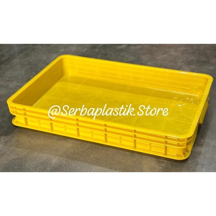 Container Box Industri / Keranjang Kontainer Pabrik / Krat Plastik Hanata 2100 / Krat Roti Buah Sayu