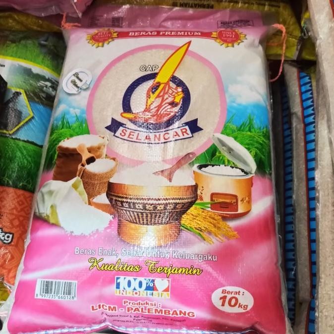 

Terlaris Beras Premium 10 Kg Cap Ikan Patin / Topi Koki / Selancar Ready Stok