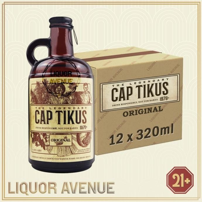 

Produk Baru!! CAP TIKUS Original Legendary Product 320ml - 1 karton isi 12 botol