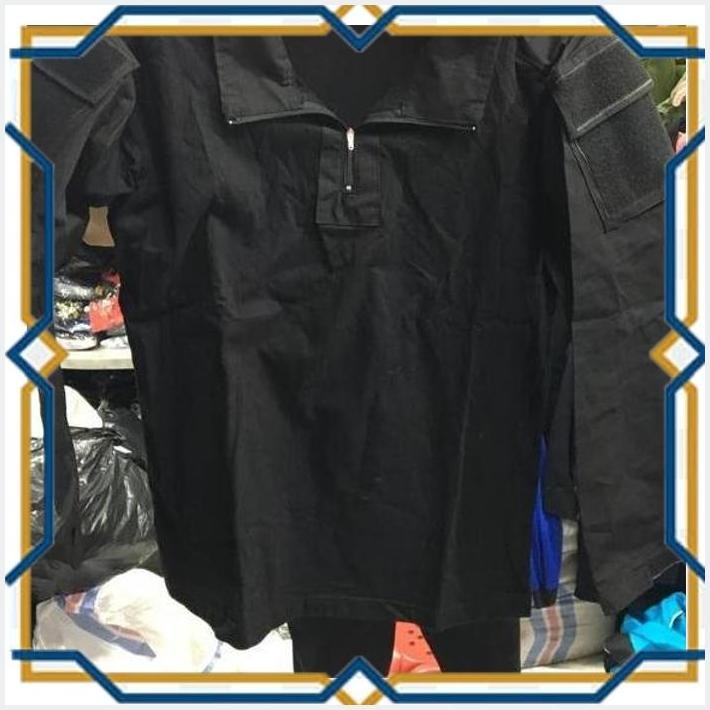 [TAP] KEMEJA BDU KAOS BDU KAOS TACTICAL KEMEJA TACTICAL - HITAM