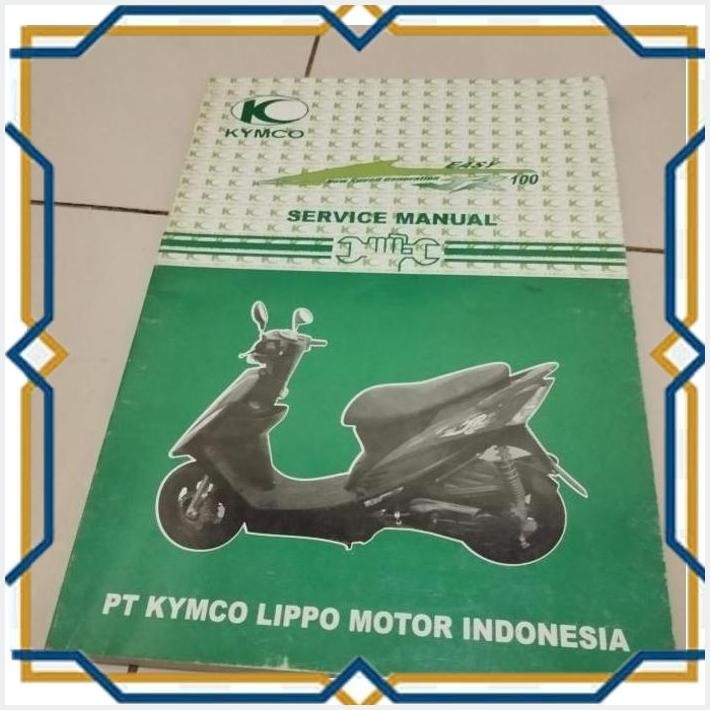 [YON] FS BUKU SERVICE SERVIS MANUAL KYMCO EASY JR 100 KYMCO EASY JR100