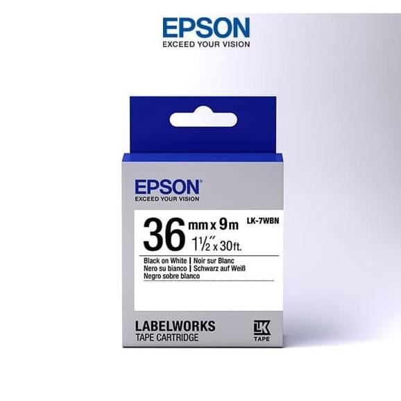 

CO Epson Label Pita LK-7WBN 36mm black on white