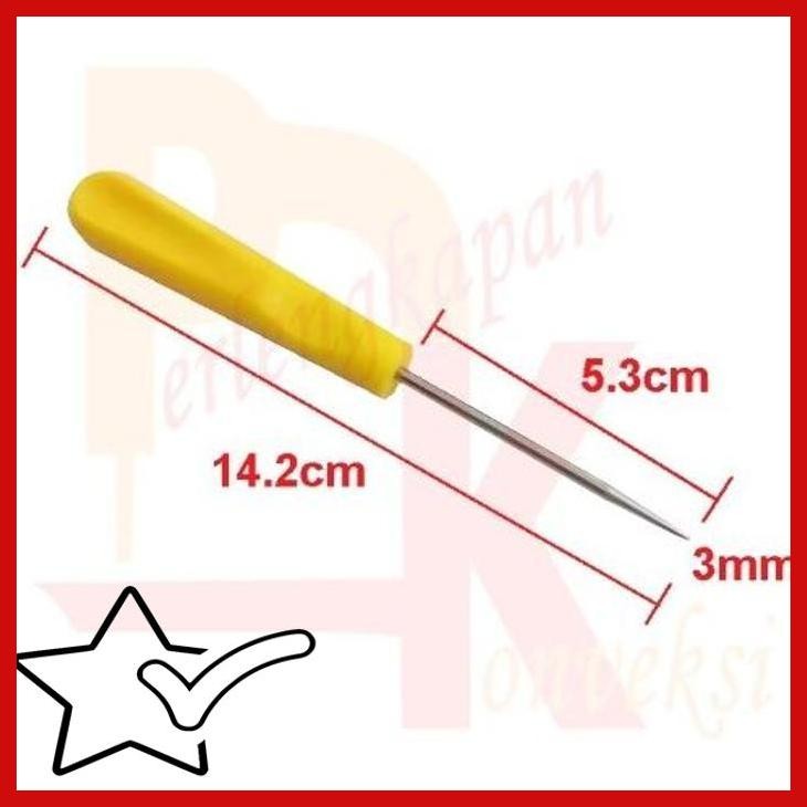 

[PGK] LEATHER TOOL STITCHING AWL ALAT TUSUK/ PEMBOLONG 3MM (PLASTIK)