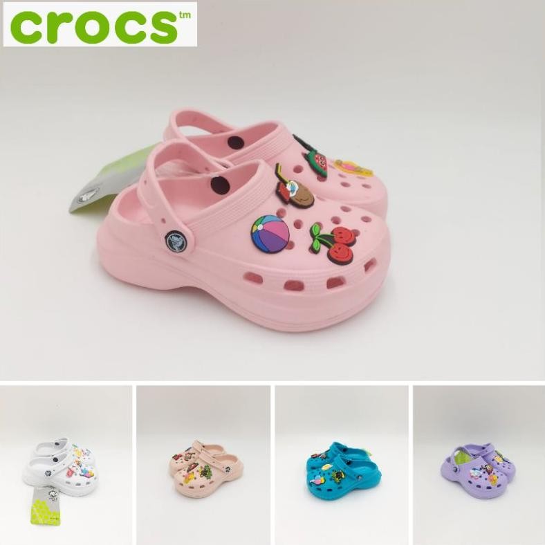 Diskon Sandal Anak Crocs Jibitz Balon / Crocs Anak Lengkap Jibitz