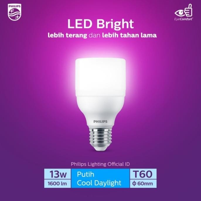 Lampu - Lampu Led Bright 13W E27 Philips
