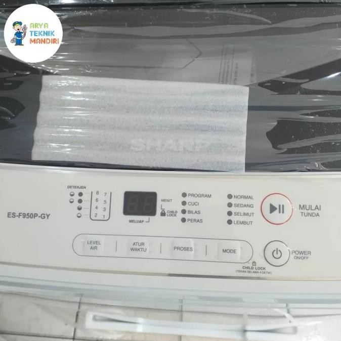 GEARBOX MESIN CUCI SHARP ES-F950P-GY 1 TABUNG BUKAAN ATAS